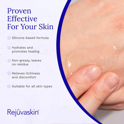 RejuvaSil Silicone Scar Gel by Rejuvaskin | Smooths Scars & Soothes Itching