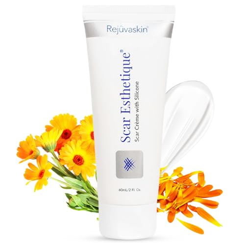 Rejuvaskin RejuvaSil Silicone Scar Gel – 15ml for Surgical Scars, Burns & Acne Scars