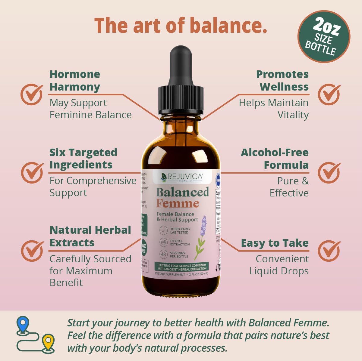 Rejuvica Balanced Femme – Advanced Female Balance Support (Liquid Delivery)