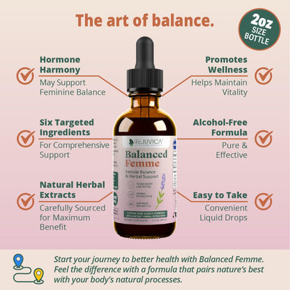 Rejuvica Balanced Femme – Advanced Female Balance Support (Liquid Delivery)