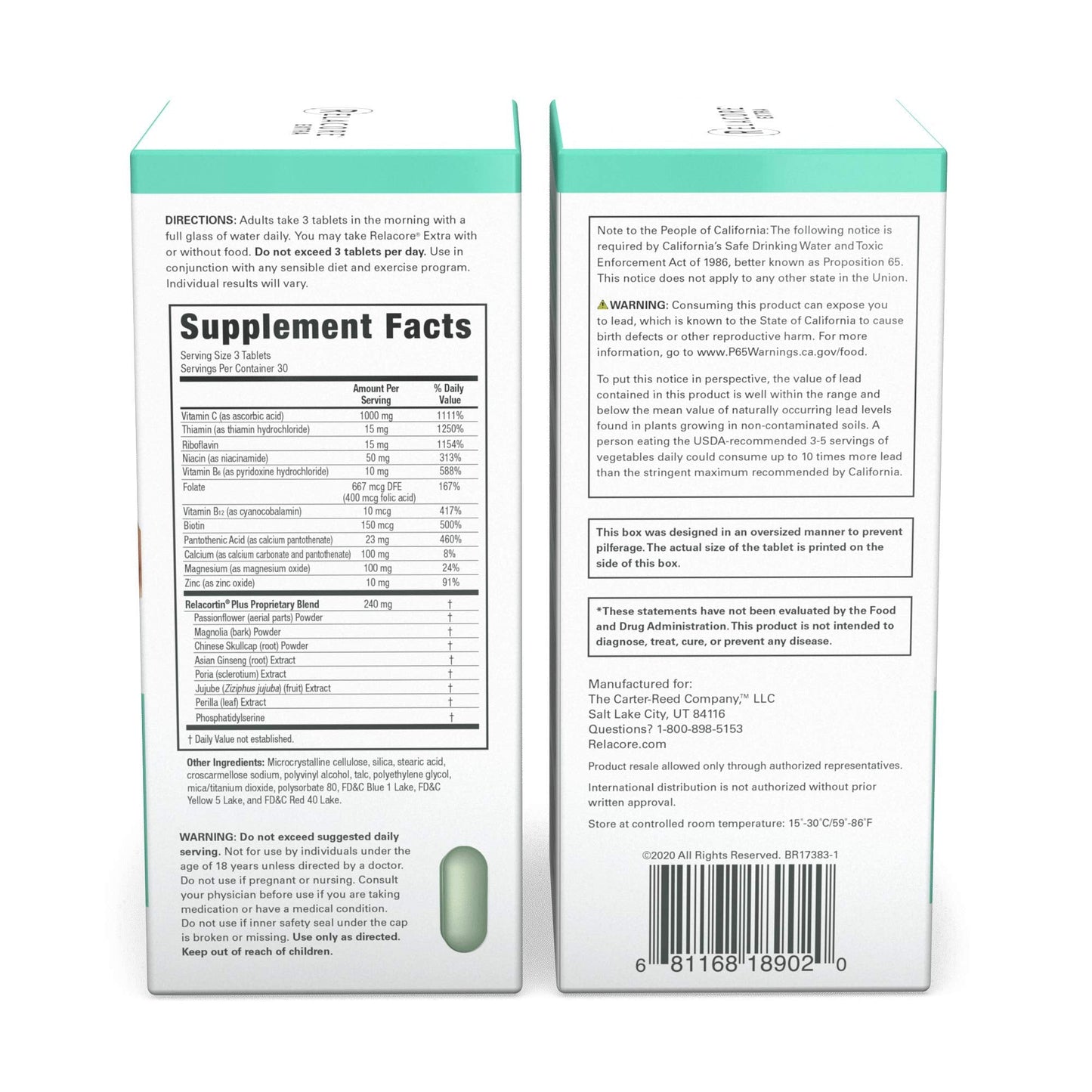Relacore Extra Max Strength for Women - Cortisol Support & Belly Fat Reduction
