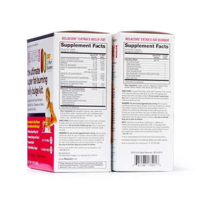 Relacore Ultimate Belly Bulge Kit – Two-Pronged Fat-Burning & Stress Relief (15-Day)