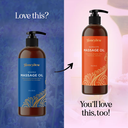 Relaxing Sore Muscle Massage Oil – Rosemary & Lavender, Sweet Almond | Vegan & Non-GMO