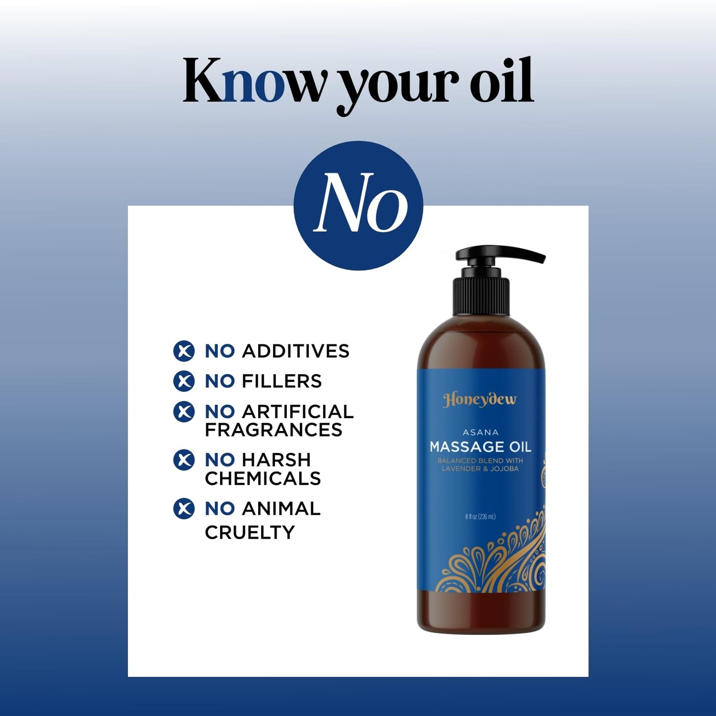 Relaxing Sore Muscle Massage Oil – Rosemary & Lavender, Sweet Almond | Vegan & Non-GMO
