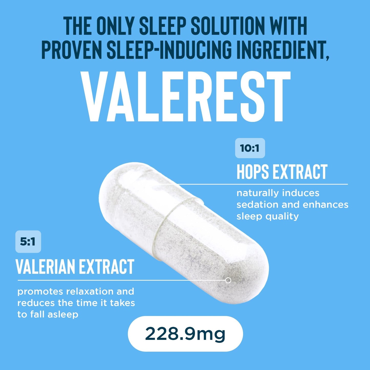 Relaxium Sleep Aid for Adults – Melatonin 5mg + Magnesium Glycinate (60 Capsules)