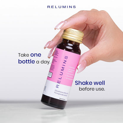 Relumins Glutathione Hydration Shots – Holiday Glow, Deep Hydration & Antioxidant Support | 10 x 50ml | Made in USA