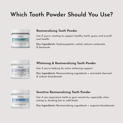 Remineralizing Tooth Powder – Fluoride-Free, Vegan & Real Food