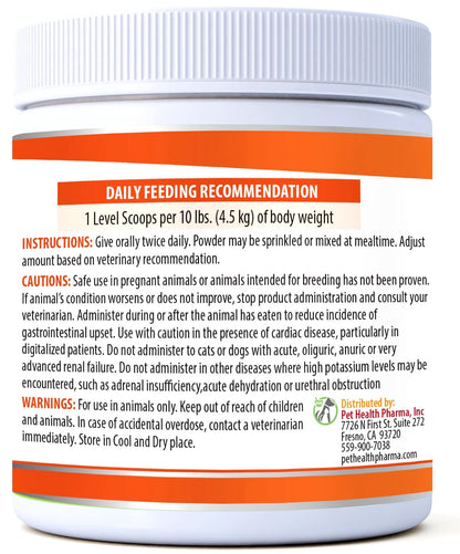 RenaCare K Potassium Gluconate Supplement for Dogs & Cats – Chicken Liver Flavor, 4 oz, Made in USA