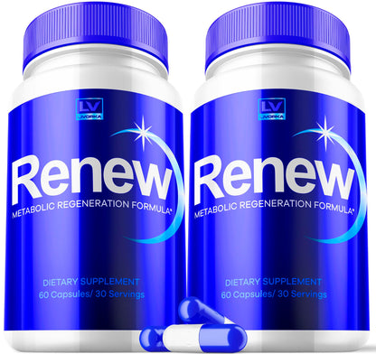 2 Pack Renew Capsules – Renew Pills, Renew Capsules Advanced & Renew Maximum | 120 Capsules for 2 Months