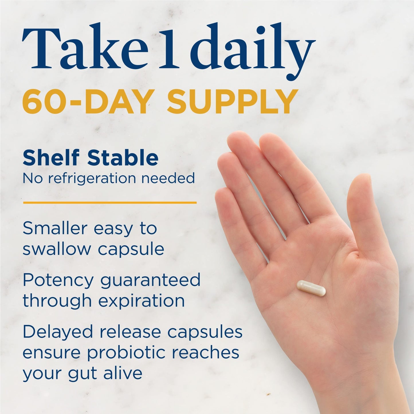 Renew Life Colon Care Probiotic - 80B CFU, 60 Veggie Capsules | Gluten Free, Dairy Free, Soy Free