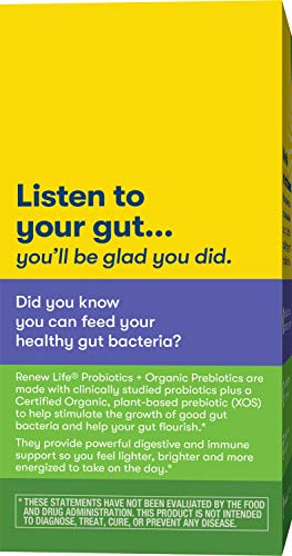 Renew Life Daily Balance Probiotic 60 Count - Prebiotics & Probiotics