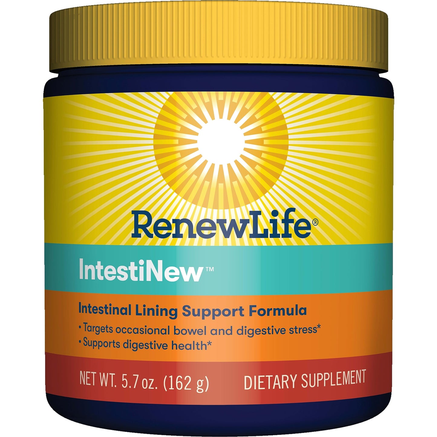 Renew Life IntestiNew Intestinal Lining Support Powder - 5000 mg L-Glutamine, Gluten-Free, Dairy-Free & Soy-Free, 5.7 oz