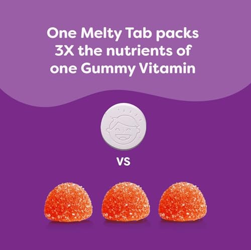 Renzo's Picky Eater Kids Multivitamin with Iron | Sugar-Free Melty Tabs – Cherry Mo' Cherry Flavor