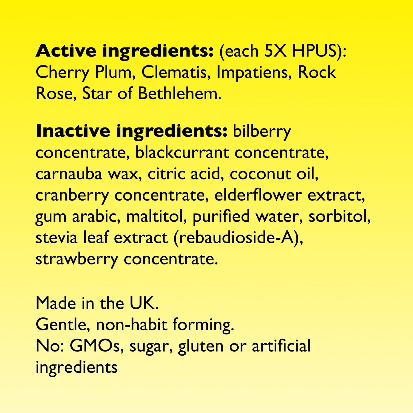 RESCUE Bach Pastilles – Mixed Berry Flavor, 35 Count | Stress Relief Lozenges