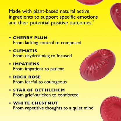RESCUE Bach Sleep Pastilles – Black Currant, No Melatonin, Homeopathic Sleep Aid Lozenges (35 Count)