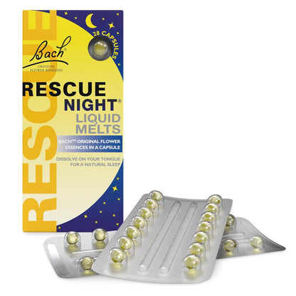 BACH RESCUE SLEEP Liquid Melts – Natural Sleep Aid, Melatonin-Free | Orange Vanilla