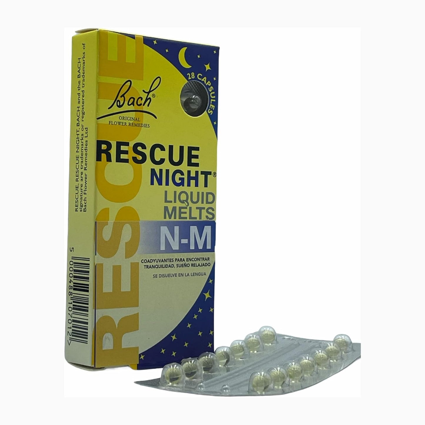 BACH RESCUE SLEEP Liquid Melts – Natural Sleep Aid, Melatonin-Free | Orange Vanilla