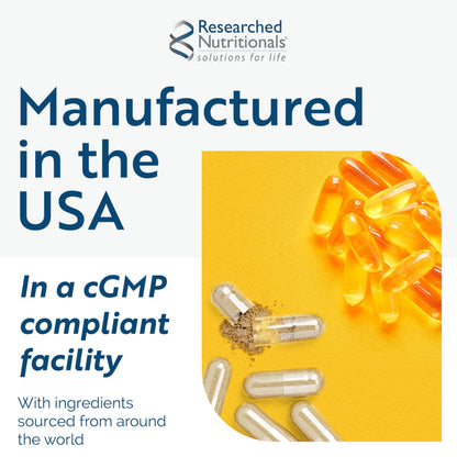 Researched Nutritionals Liposomal Glutathione (450mg) Liquid Gel + Vitamin C – Tri-Fortify, Watermelon, 5 Fl Oz
