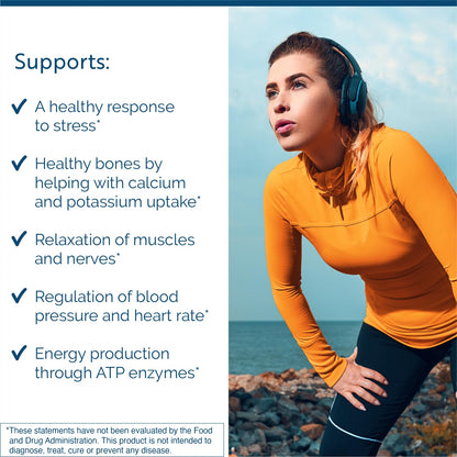 Magnesium Glycinate 125mg Capsules – 120 Vegan, Non-GMO | Researched Nutritionals