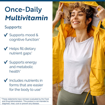 Researched Nutritionals Physician's Daily + D3 – Daily Multivitamin with Vitamin D3 2000 IU for Men & Women