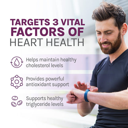 Reserveage Bergamot Cholesterol Support with Resveratrol – Heart Health Supplement | 30 Servings | Vegan & Non-GMO