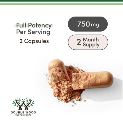 Resveratrol 500mg Supplement – 120 Capsules | 50% Trans-Resveratrol | Double Wood