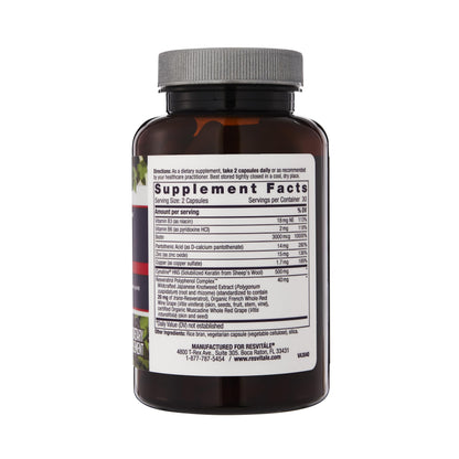 ResVitale Keratin Hair Enhance - Keratin + Biotin Hair Growth Supplement | 60 Capsules