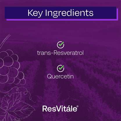 ResVitále Resveratrol 250 mg - 120 Veggie Capsules | Longevity