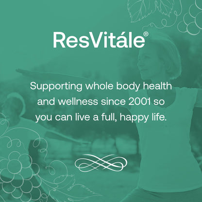 ResVitale Resveratrol 500 mg – 60 Veggie Capsules | Antioxidant & Immune Support
