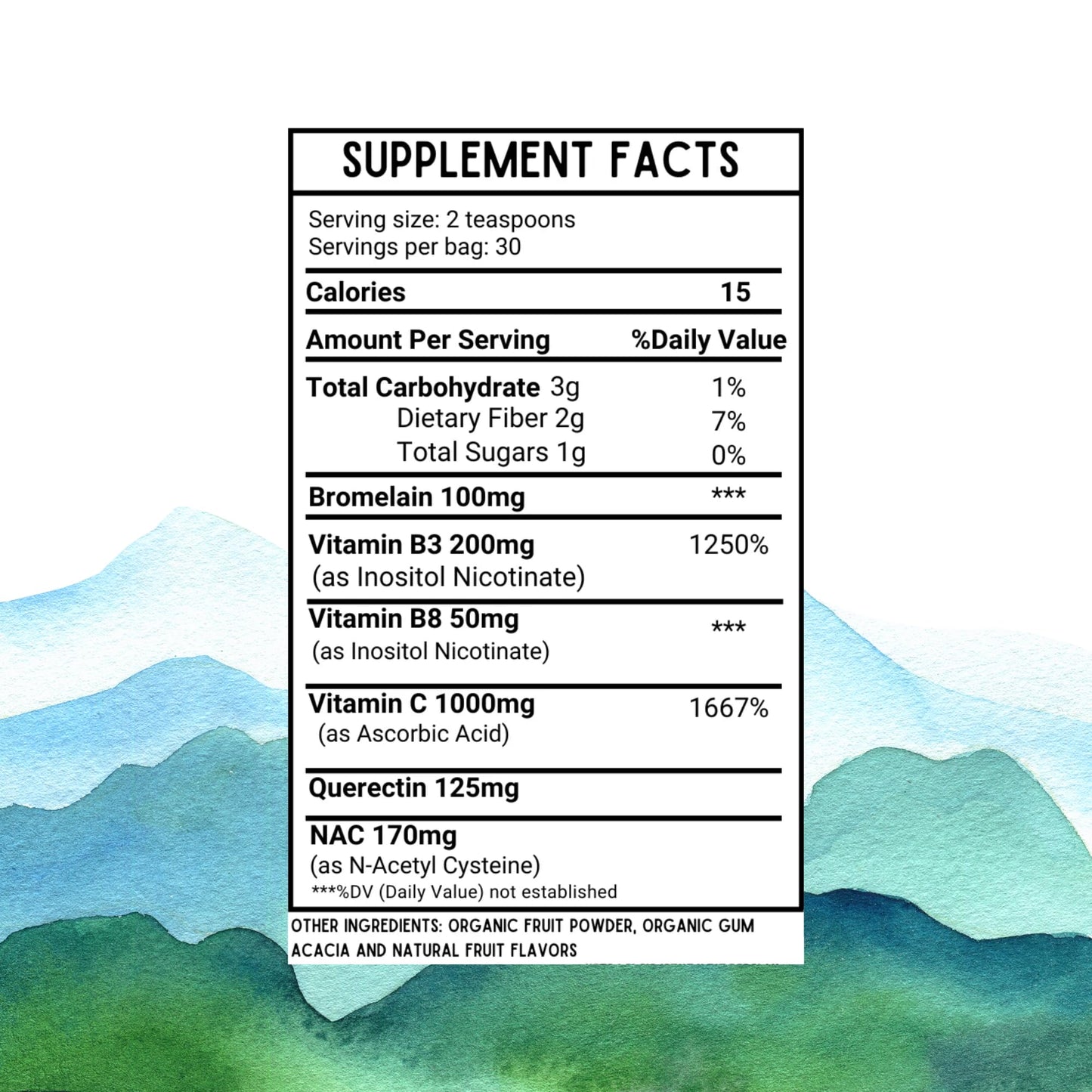 Revitalize Wellness Seasonal Defense Powder – Bromelain, NAC, Quercetin, Vitamin C | 30 Servings