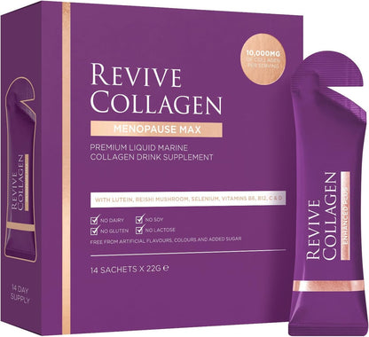 Revive Collagen Menopause Drink (14 Days) – Menopause Max | High-Strength Marine Collagen
