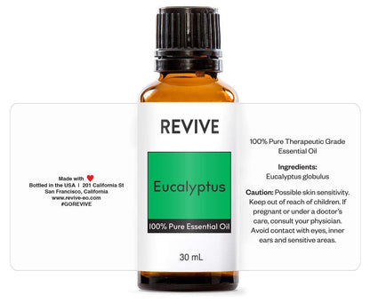 Eucalyptus Essential Oil 30mL by Revive Essential Oils – 100% Pure Therapeutic Grade