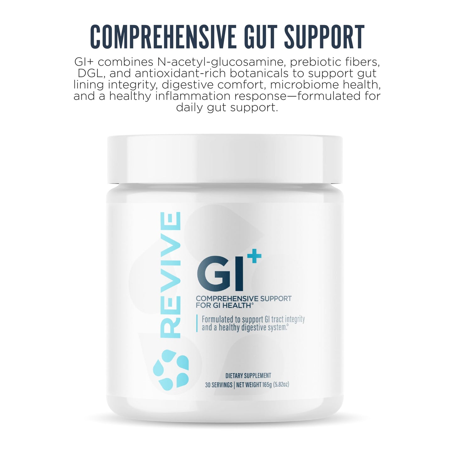 Revive MD GI Plus Digestive Health Supplement – 30 Servings, Gluten-Free, Gut Support