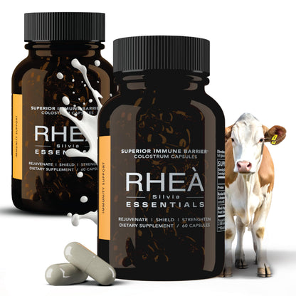Rhea Bovine Colostrum Supplement for Women – Immune & Digestive Health (120 caps)