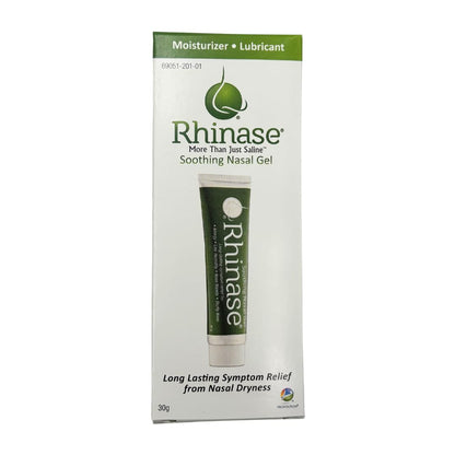 Rhinase Allergy Relief Nasal Gel – Dual Salt, Steroid-Free Moisturizing Gel (1 oz)