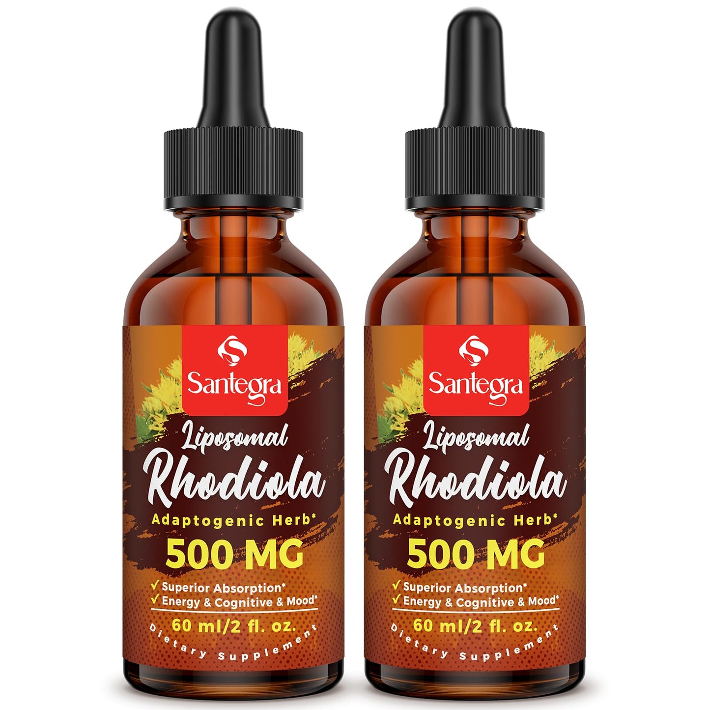 57,000 MG Liposomal Rhodiola Rosea with Ashwagandha – Liquid 120 ml | High Absorption, Vegan & Sugar/Gluten-Free