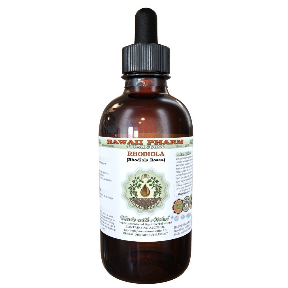 Rhodiola Alcohol-Free Liquid Extract | Organic Rhodiola Glycerite 2 fl oz