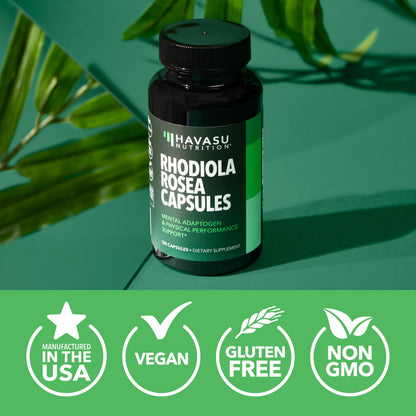 Rhodiola Rosea Supplement - 3% Salidrosides, 4-Month Supply