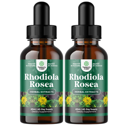 Rhodiola Rosea Tincture - High Potency for Stress & Mood (120 Servings)