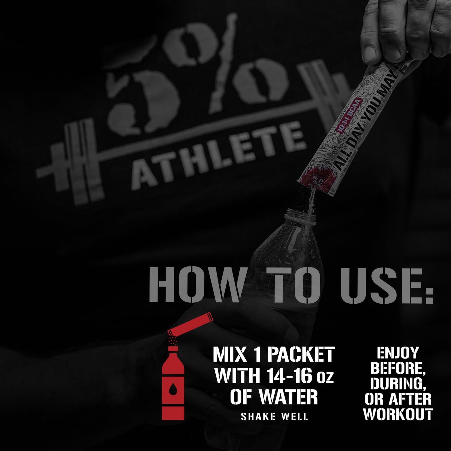 5% Nutrition Rich Piana AllDayYouMay BCAA Powder | 9g of Premium Intra & Post Workout Amino Acids for Hydration, Endurance, Muscle Recovery, Joint & Liver Support (Italian Lemon Ice)