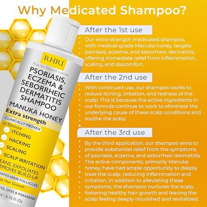 Rida Hair Research Institute Antifungal Psoriasis Shampoo | Soothes Itch & Flake