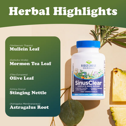 RidgeCrest SinusClear – Complete Sinus & Nasal Health (60 Veg Caps)