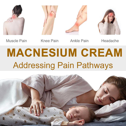 RIGBOO Magnesium Cream for Sleep – Fast-Absorbing Sleep Lotion (Vanilla)