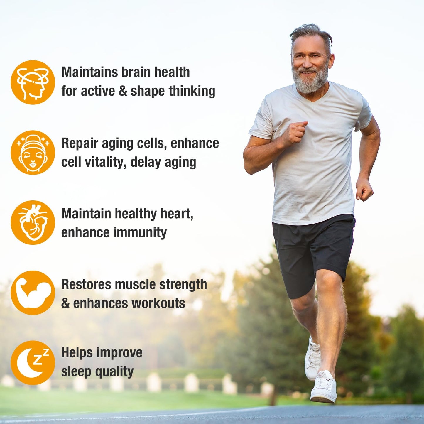 RiRywony Health NAD Supplement – NAD+ with NR & Resveratrol (900mg) – 2 Pack