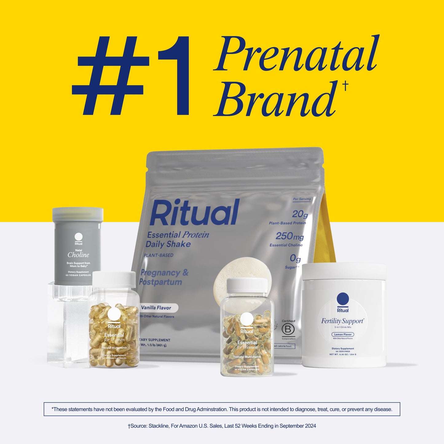 Ritual Essential Women Prenatal Multivitamin – Vegan, Non-GMO