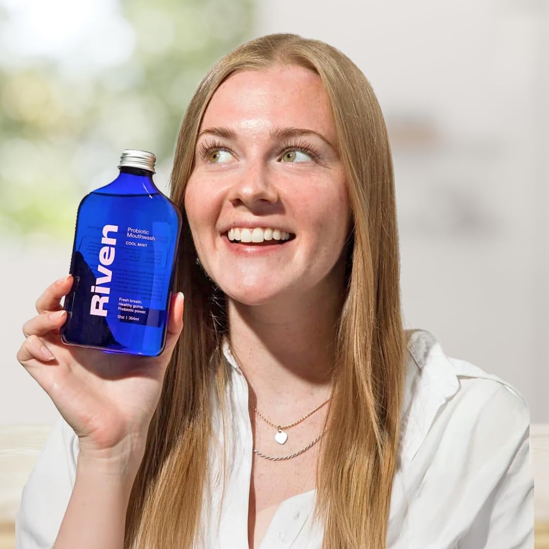 Riven Probiotic Mouthwash – pH-Balancing, Fluoride-Free