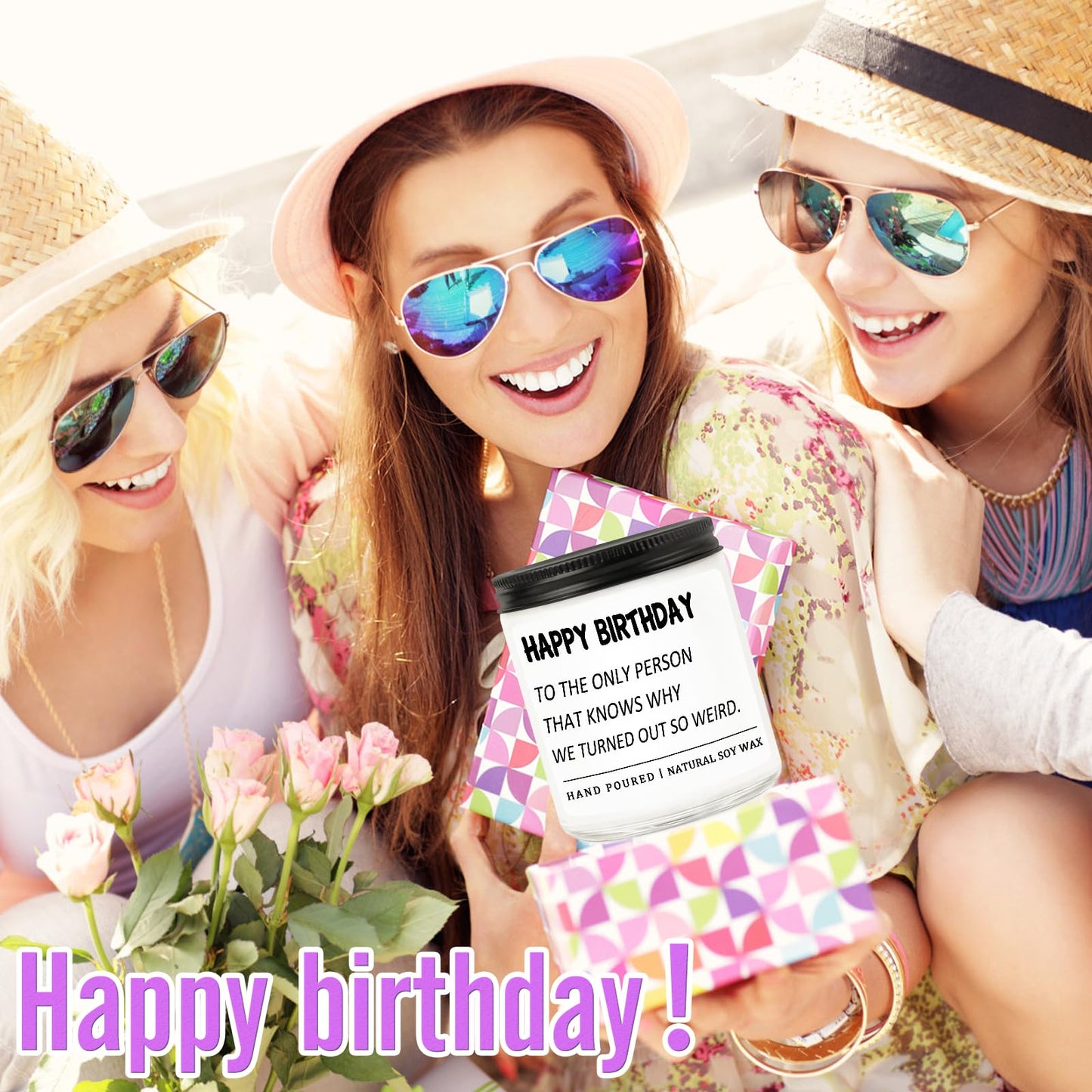 RIZOOCE Lavender Candles – Birthday Gifts for Women, Bestie & Sister Gift Ideas