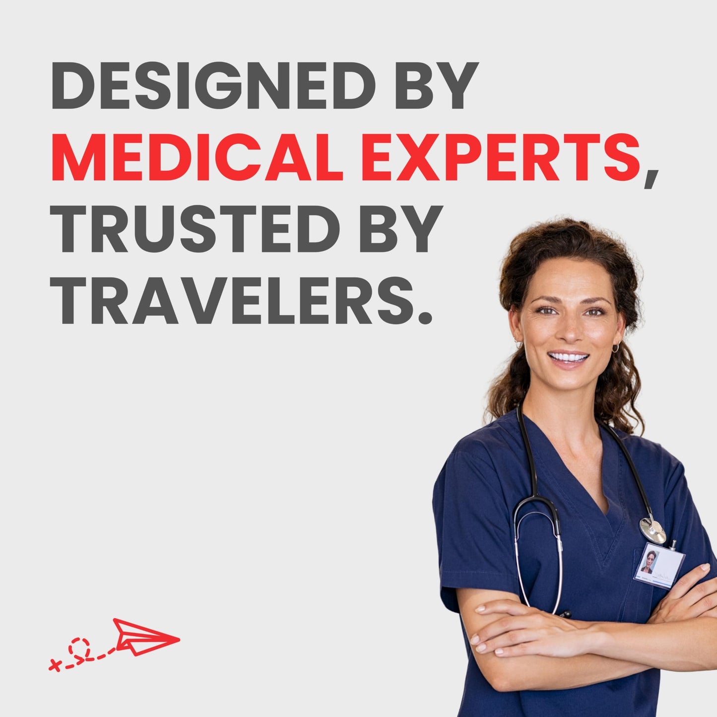 Roamwell Essential Travel Medicine Kit – TSA-Approved Weekender (16 Tablets)