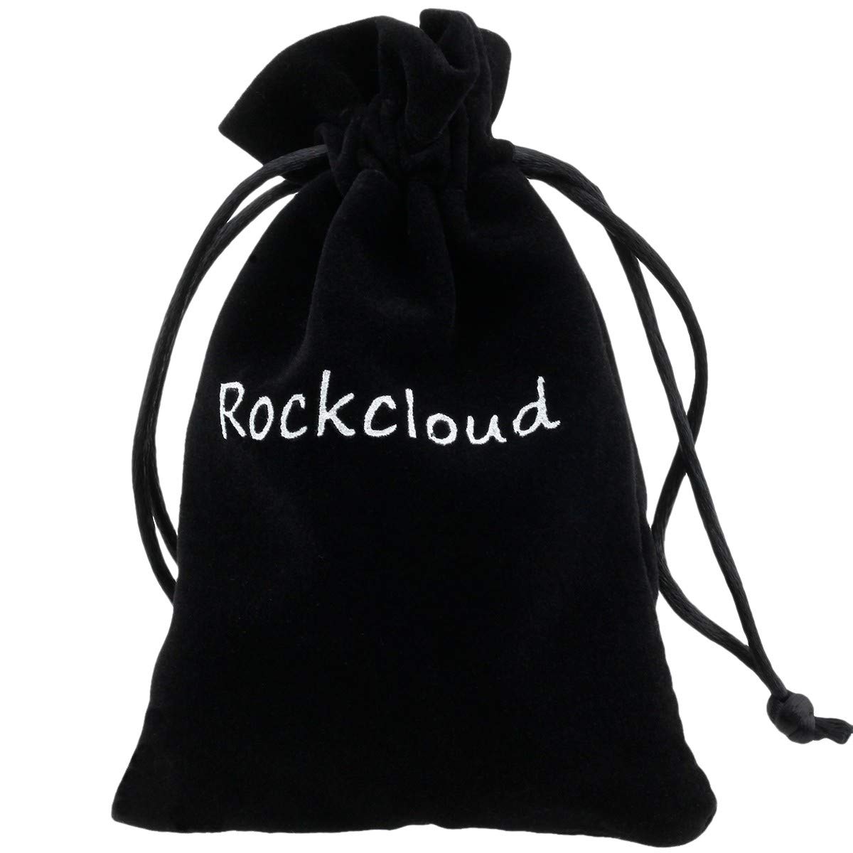 Rockcloud Black Lava Rock Heart-Shaped Pocket Stones - 0.9 Inch, 10 Pcs | Aromatherapy Diffuser Set