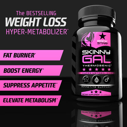 Weight Loss Pills for Women | Rockstar Skinny Gal Thermogenic Fat Burner